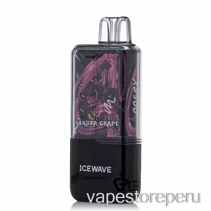 Vape Sin Nicotina Peru Icewave X8500 Desechable Uva Sakura